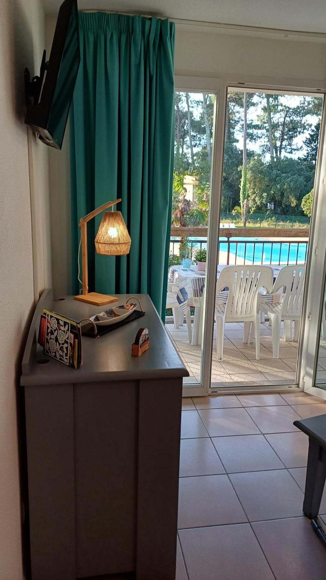 T2 Turquoise Ondres Plage Avec Piscine Et Tennis Zewnętrze zdjęcie