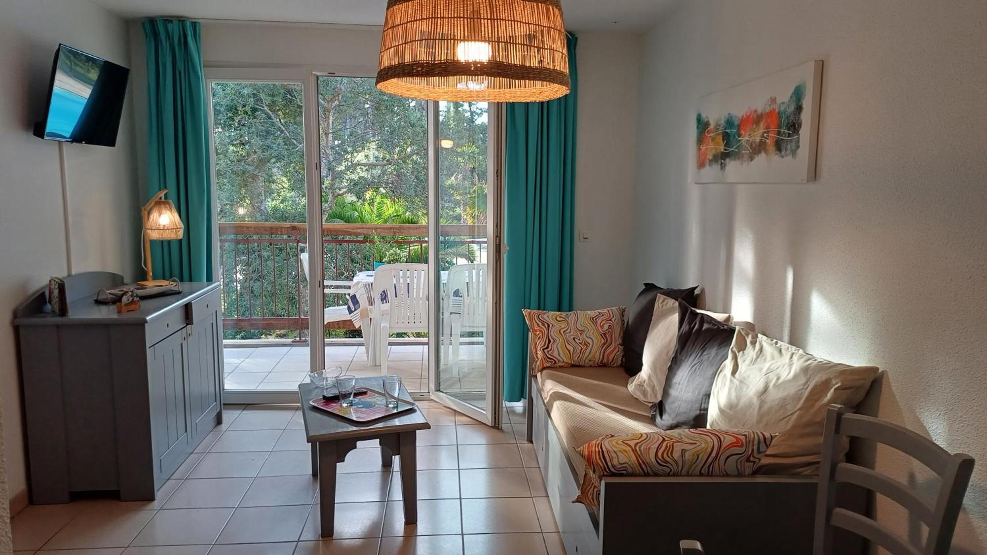 T2 Turquoise Ondres Plage Avec Piscine Et Tennis Zewnętrze zdjęcie
